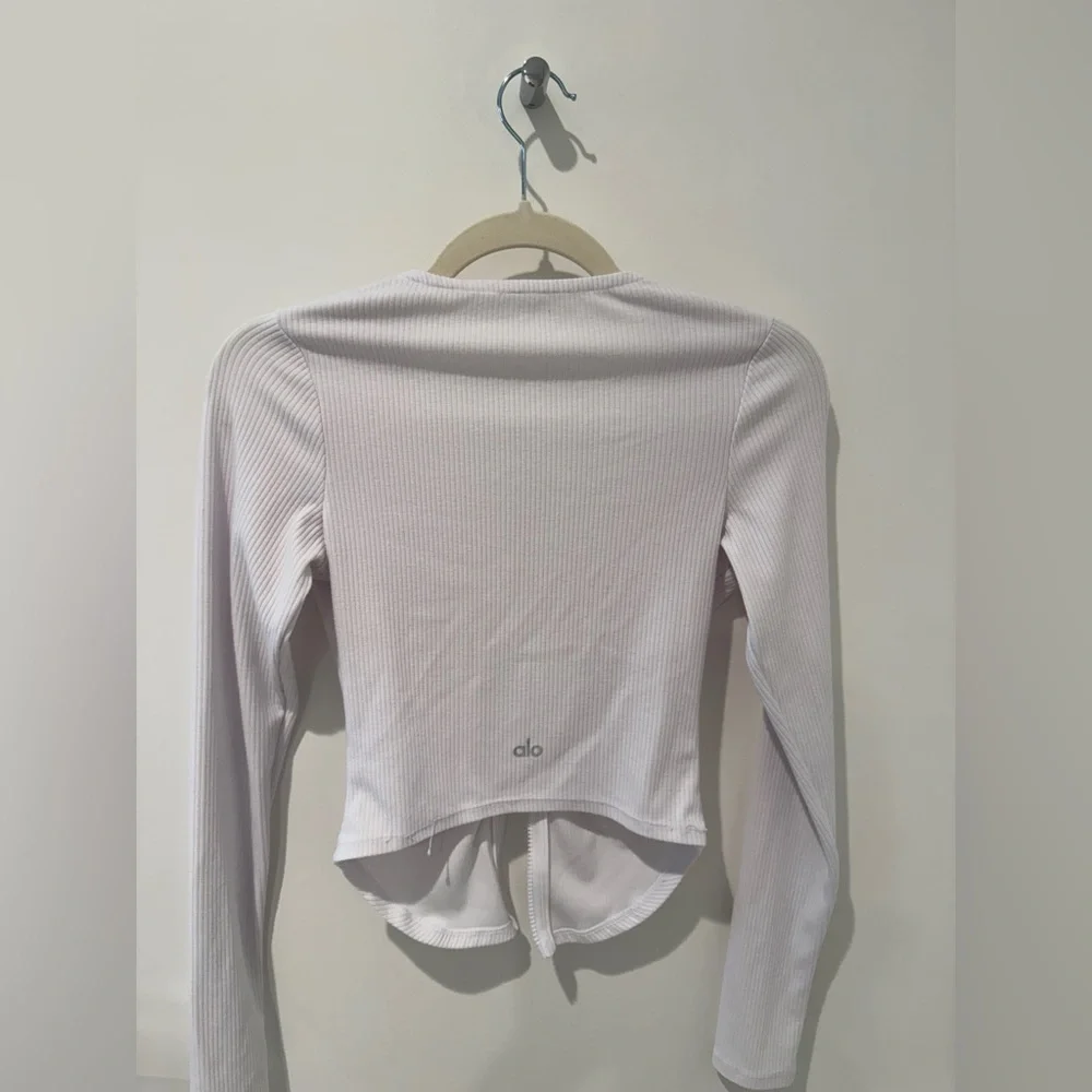 Alo Yoga Ribbed Stardust Long Sleeve jacket - Picture 3 of 6